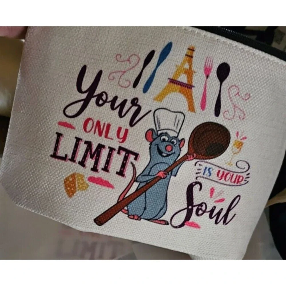 Your Only Limit Is Your Soul Ratatouille Cosmetic Pencil Bag Remy inspired
